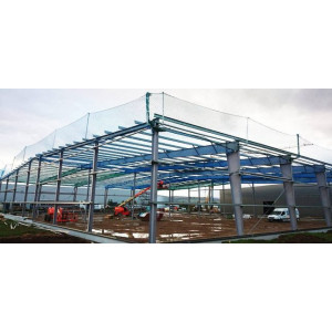 Plase de siguranta 5 x 10 m fara noduri System S conform EN 1263-1 (bordate cu coarda, fara corzi ancorare) ochi romb ( patrat ) - Img 5