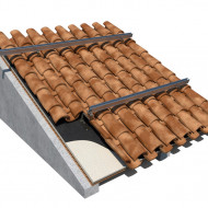 1 Kit INDEXTRUT KC-GPX2 pentru instalarea a 2 panouri solare pe acoperis cu tigla ceramica - Img 3