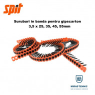 3,5x35 PH2 fosfatat cutie 1000 buc. Surub gipscarton in banda Spit Premium