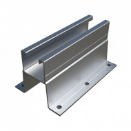 3 INDEXTRUT Profil din aluminiu cu aripi PSA-AV pentru fixarea directă, discontinuă între cute 150 mm - Img 1