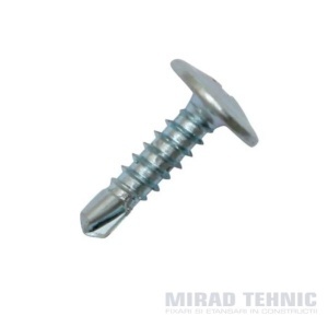 Autoforant cap șaiba Ø 4,2 x Lungime mm zincate - Img 2