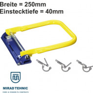 Cleste formare pliu pentru streașină 90 grade 105 TK 250 mm - prima indoire