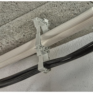 Suport MULTI cabluri din plastic G-CLIP, model 40 (gri) - Img 2