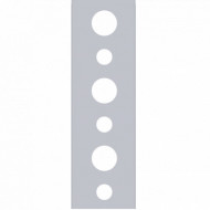 TM5/10 - Bandă de montaj perforată 20x0,9 mm x 10ml - Img 1