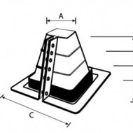 Mansoane despicate MFSQRF2 Retrofit - pentru teava patrata 57 ~ 254 mm - Img 2