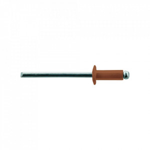 Nit Pop, Ø 4,0 x 10, RAL 8004 DIN 7337, Form A, Aluminum/St,