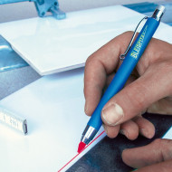 Set Profi-Marker pentru sudura - 2 Stilouri cu mina + Rezerve: 5 mina rosie, 10 mina alba - Img 2