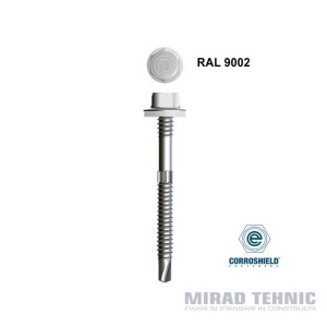 Surub panou RAL 9002 perf. max 5,5 mm OCMT M5.5/6.3-14 X L = 85 pana la 175 mm