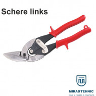 Foarfecă IDEAL dublu articulata 225 mm HRC 56-57 taiere pe stanga