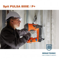 Pistol cuie Spit PULSA 27E - Aparat implantat cuie pentru electricieni - Img 4