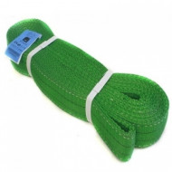 Cinga 2 tone - 4MTx60MM-VERDE CHINGA DE RIDICARE CU URECHI - POLIESTER 100% EN1492E