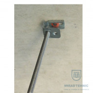 Clema TRH-CLIP M6 / M8 pentru fixarea cu tija filetata a tavanelor - Cutie 100 bc - Img 2