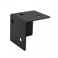 Conector de capat stalp foisor GPPS DECO 85 x 85 x 2,5 mm Negru - Img 1