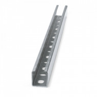 3 Sina perforata MS zincat, 27 x18 x 1,25 x 2000 mm