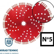 Disc diamantat nr.5 Ø 350 x 25.4 mm pentru beton