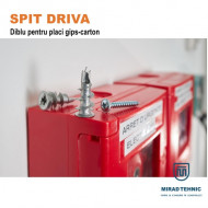 DRIVA TP12 Diblu melc metalic 35 mm +Surub cap plat 4,5x35mm - Img 3