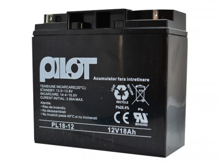 Acumulator PILOT 18 AH/12V PL 18 AH
