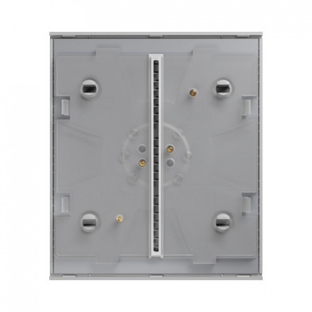 Buton central Ajax CenterButton (1-gang / 2-way) pentru rame multiple LightSwitch, tactil/contactless, senzor apropiere 15mm, culoare alb(White), compatibil cu releu LightCore simplu sau cap-scara - Img 2
