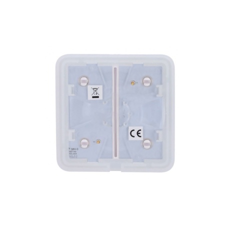 Buton individual pentru intrerupator simplu sau cap-scara Ajax GRI SoloButton2-Gang(G) - Img 3