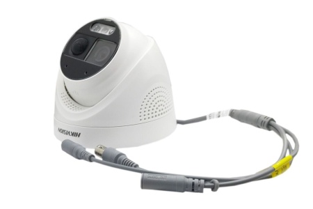 Camera supraveghere analogica Hikvision DS‑2CE72DF3T‑PIRXOS(3.6mm) 2MP Turbo‑HD ColorVu PIR cu WDR 130dB, lentila 3.6mm, iluminare alba 20m, detectie PIR corp uman, strobo si alarma audio, microfon si difuzor integrate, audio coaxial, IP67 - Img 5