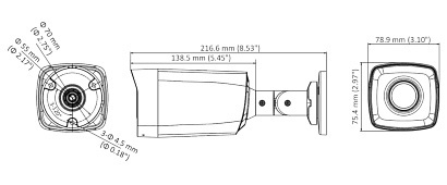 Camera supraveghere exterior Bullet 2 MP HikVision DS-2CE17D0T-IT5F(3.6mm), Turbo HD, Smart IR distanta mare 80m, tehnologie 4 in 1 (TVI/AHD/CVI/CVBS), protectie IP67, rezolutie Full HD 1080p, lentila fixa, carcasa rezistenta - Img 5