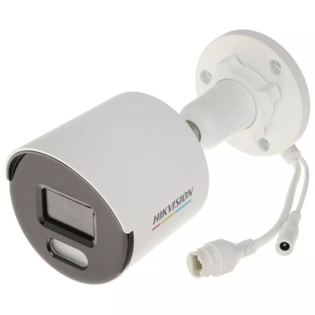 Camera supraveghere IP HikVision bullet 4MP DS-2CD1047G0-L(2.8mm)(C), tehnologie ColorVu imagini color 24/7, microfon incorporat, compresie H.265+, performanta low-light, protectie IP67 rezistenta la apa, alimentare PoE sau 12VDC - Img 2