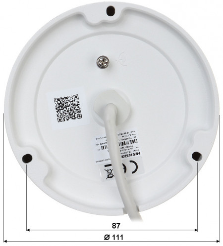 Camera supraveghere IP HikVision Dome 2MP Full HD DS-2CD1123G0E-I(2.8mm), compresie H.265+, infrarosu EXIR 2.0 pana la 30m, protectie exterior IP67, antivandal IK10, tehnologie Digital WDR, senzor CMOS - Img 2
