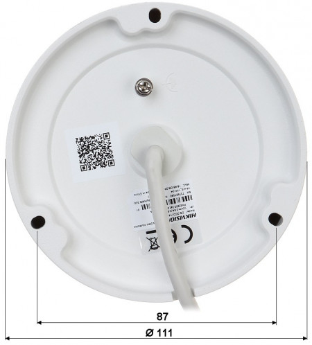 Camera supraveghere IP HikVision Dome 4MP DS-2CD1143G0-I(2.8mm), compresie H.265+, WDR 120dB, EXIR 2.0 IR 30m, protectie IP67 si antivandal IK10, alimentare PoE, carcasa metal si plastic, 3D DNR, ONVIF - Img 2