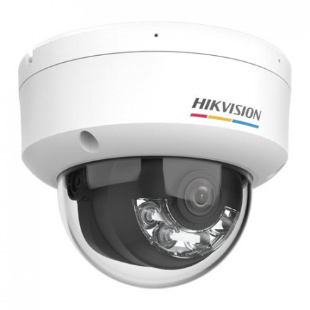 Camera supraveghere IP Hikvision Dome 4MP DS-2CD1147G2H-LIU(2.8mm), tehnologie ColorVu si Smart Hybrid Light, analiza video detectie om si vehicul, microfon incorporat, slot card 512GB, H.265+, protectie IP67 si IK08 - Img 2