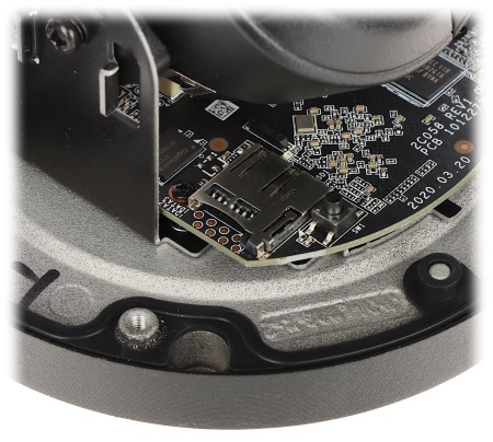 Camera supraveghere IP HikVision Dome 4MP DS-2CD2143G2-IS(2.8mm)(Black), AcuSense, detectie om/vehicul, H.265+, IR 30m, WDR 120dB, interfata audio/alarma, protectie IP67 si IK10, slot card SD, carcasa metalica neagra - Img 7