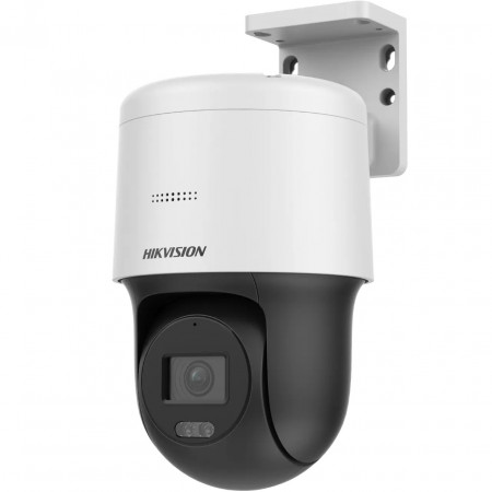 Camera supraveghere IP Hikvision PT 2MP DS-2DE2C200MW-DE(F0)(S7), Dual Light (IR si Lumina Alba), rotire motorizata, microfon incorporat, DWDR, IP66, compresie H.265, slot card, vizualizare la distanta prin Hik-Connect - Img 2