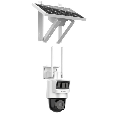 Camera supraveghere IP HikVision turret 2 MP DS-2DE2C200IWG-K/4G/C05S10(2.8mm), 4G LTE, PIR+radar pentru detectie precisa, audio bidirectional cu microfon si difuzor, stocare microSD pana la 512 GB, IP66, reglaj manual radar 0°/10°/20° - Img 3