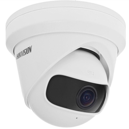 Camera supraveghere IP HikVision turret 4MP DS-2CD2345G0P-I(1.68mm), Super Wide Angle 180 grade, WDR 120dB, tehnologie H.265+, corectie distorsiune imagine, constructie metalica robusta, vizibilitate nocturna IR - Img 2