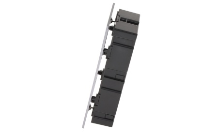 Carcasa interfon montaj ingropat HikVision DS-KD-ACF2/S, rama modulara pentru 2 module, material otel inoxidabil de inalta calitate, include doza incastrabila, suruburi capac si accesorii necesare instalarii - Img 6