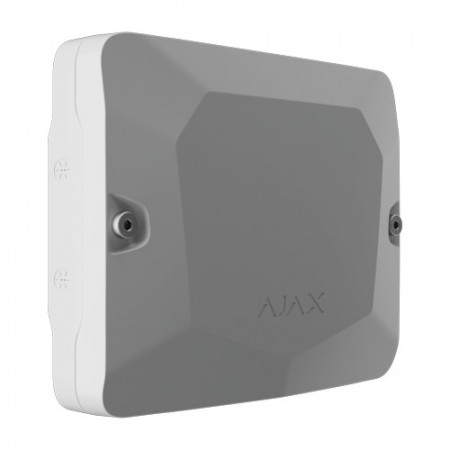 Carcasa protectie Ajax Case B (175) 106x168x56mm pentru module Fibra, include placa tamper anti-sabotaj, nivela cu bula incorporata, montaj facil cu cleme plastic, compatibila LineSplit, LineProtect si MultiRelay, culoare alb - Img 2