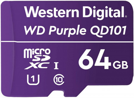 Card microSD Western Digital Purple 64GB WDD064G1P0C