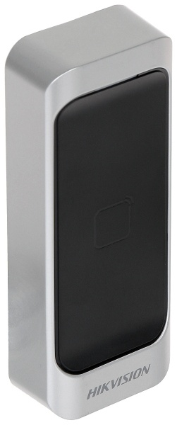 Cititor de carduri Hikvision Pro DS-K1107AM, frecventa 13.56MHz Mifare, procesor 32-bit, protocol RS-485, Wiegand W26/W34, OSDP, protectie antisabotaj, buzzer incorporat, functie Watchdog, upgrade online, design modern - Img 2