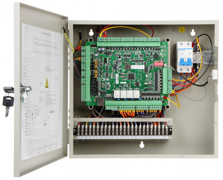 Controller acces 4 usi HikVision Pro DS-K2604T0, interfata RS-485 si Wiegand 26/34, anti-passback, interlocking, suporta baterie backup, protectie tamper, jurnal evenimente, stocare permanenta date, NTP - Img 3
