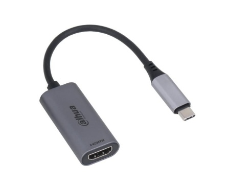 Dahua USB 3.1 Type-C to HDMI Adapter Docking, In:USB 3.1 Type-C, Out: 1xHDMI,