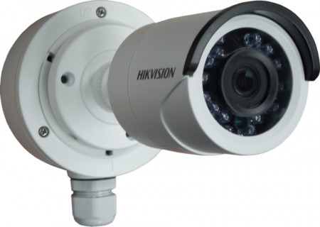Doza de jonctiune Hikvision DS-1280ZJ-S pentru camere de supraveghere tip dome si bullet, fabricata din aliaj de aluminiu, culoare Hikvision White, ideala pentru protejarea conexiunilor electrice la exterior si interior, design rezistent si durabil pentru - Img 2