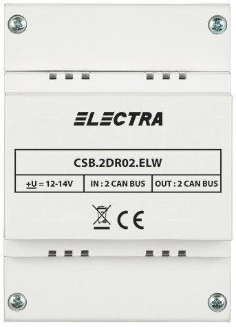 Doza Electra de separatie CAN 2 intrari si 2 iesiri Rezidential CSB.2DR02.ELW0R