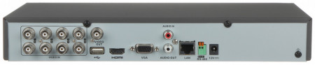 DVR 8 canale hibrid HikVision AcuSense iDS-7208HQHI-M2/S, tehnologie Deep Learning reducere alarme false, compresie H.265 Pro+, suporta 2 HDD, rezolutie 3K/5MP Lite, 5 semnale adaptiv, suporta pana la 12 camere IP - Img 3