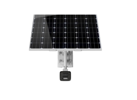 Kit camera supraveghere IP Hikvision solara bullet 4MP DS‑2XS6A46G1‑IZS/C36S80(2.8‑12mm) cu lentila varifocala motor, panou solar 80 W, baterie litiu 360 Wh, clasificare inteligenta persoane si vehicule, WDR 120 dB, transmisie 4G, stocare eMMC/SSD - Img 3