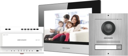 Kit videointercom IP Hikvision DS-KIS702/S