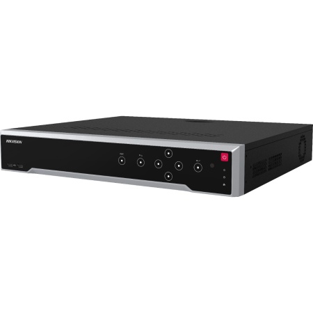 NVR 4K HikVision Pro DS-7732NI-I4/16P(B) 32 canale, switch 16 porturi PoE integrat, 2 porturi HDMI independente, 4 sloturi HDD, suporta camere ANPR/Termice/Fisheye, decodare 12MP, dual-stream, H.265+ - Img 5