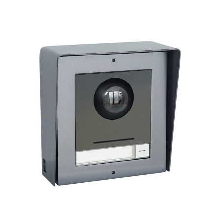 Protectie ploaie HikVision pentru 1 modul DS-KABD8003-RS1/S, material otel inoxidabil, montaj aparent, compatibil cu post exterior modular DS-KD8003-IME1/IME2, design ergonomic, accesoriu interfonie profesionala - Img 3
