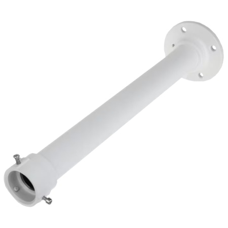 Suport de tavan tip pendul Hikvision DS-1662ZJ pentru camere PTZ, lungime brat 50cm, fabricat din aliaj de aluminiu, culoare Hikvision White, design robust pentru exterior si interior, ideal pentru montaj in spatii cu tavan inalt sau depozite - Img 5
