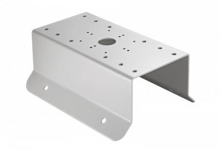 Suport montaj pe colt HikVision DS-1276ZJ-SUS, fabricat din otel inoxidabil, culoare Hikvision White, design rezistent pentru camere de supraveghere, montare externa sau interna, durabilitate ridicata, 2 kg - Img 2
