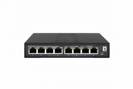 Switch Gigabit PoE Level1 GES-2108P Smart Lite Hilbert, 8 porturi PoE+ 802.3at/af, buget putere 112.8W, management L2 Web, PoE Watchdog, protectie descarcari 4kV, suport 250m Long-range PoE, eficienta IEEE 802.3az - Img 4