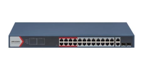 Switch HikVision 24 porturi PoE Hikvision DS-3E1326P-EI(B)